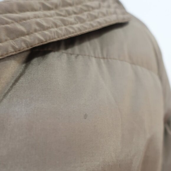 Womens Weekend MaxMara Bronze Heavy Padding Puffer Jacket Coat 8 - Picture 11 of 16